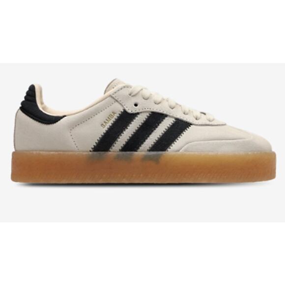 adidas sambae Cream and Black Athletic Shoes - Picture 2 of 11